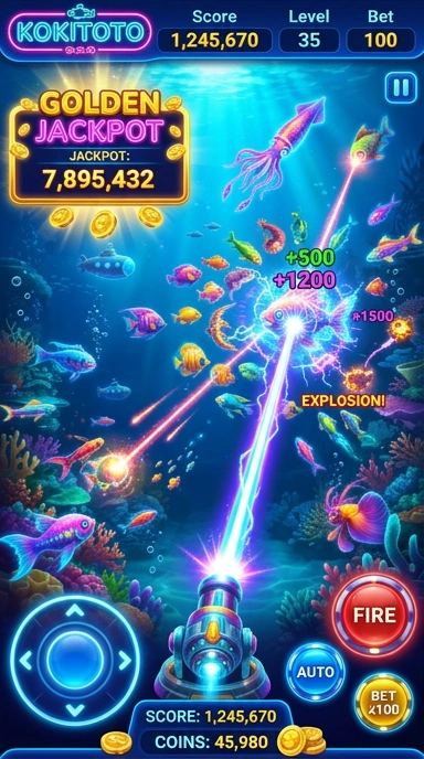 Galeri pratinjau visual kokitoto build APK resmi terbaru